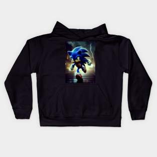 lightning sonic Kids Hoodie